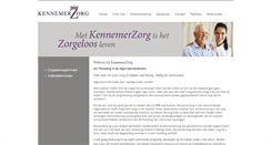 Desktop Screenshot of kennemerzorg.nl